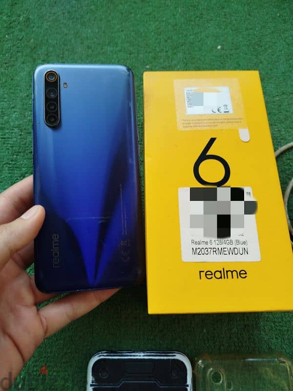 Realme 6 Blue 128GB 4G RAM- ريلمي ٦ ازرق ١٢٨ جيجا ٤ جيجا رام 1