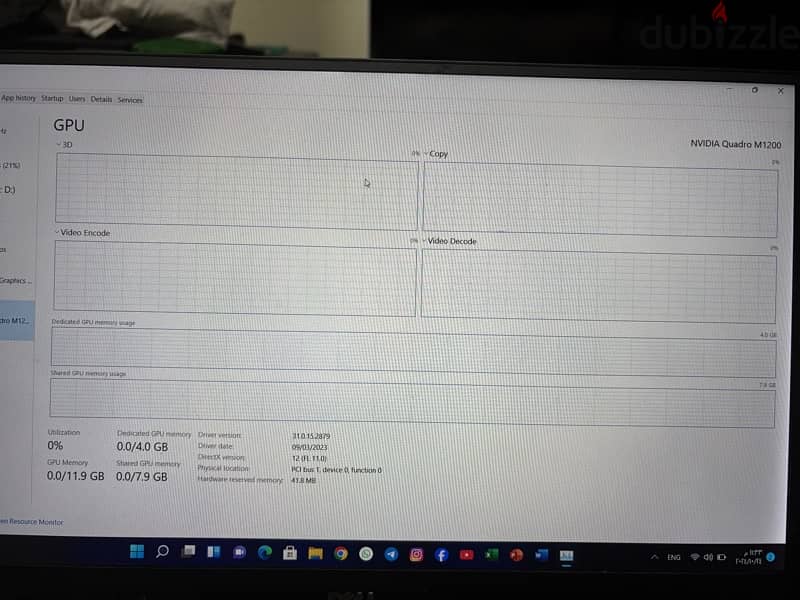 لاب توب Dell precision 5520 8