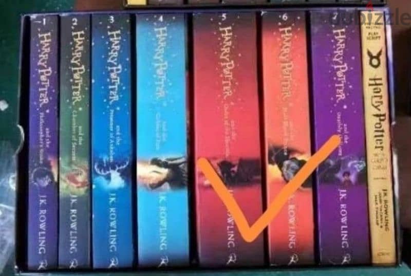 Harry Potter paperback full book set volumes 1 to 8 1