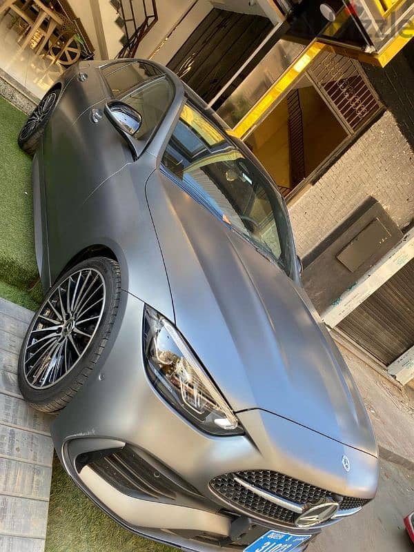 C200 AMG night package 4000km model 2023 كسر زيرو 3