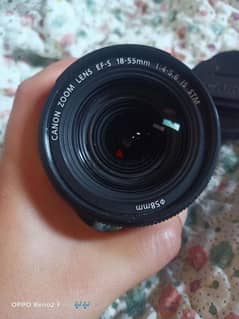 عدسة Lins كانون canon 18-55 stm 0