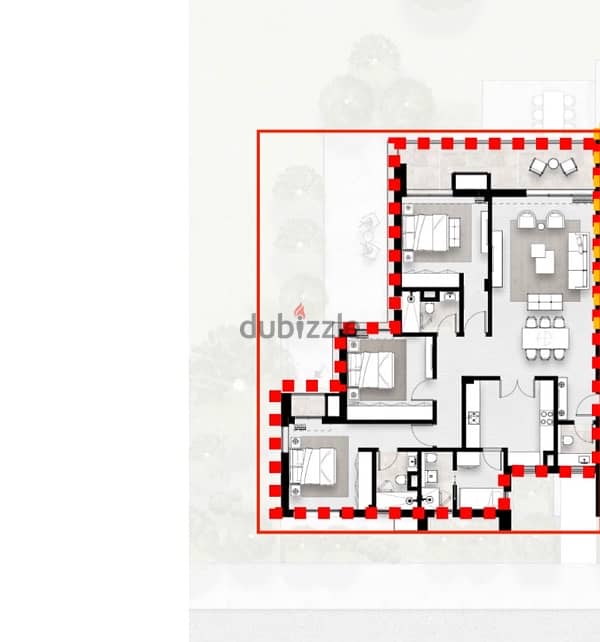 Apartment- 3 bed, for sale in Solana West Zayed 6