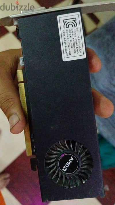 Rx 550 2gb كارت شاشة بحالة جيدة