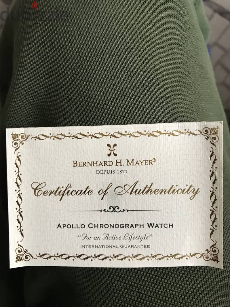 ساعة bernard h. mayer watch 5