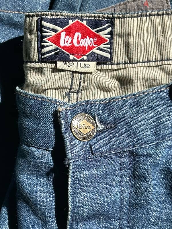 بنطلون جينز من lee cooper straight fit مقاس 32 7