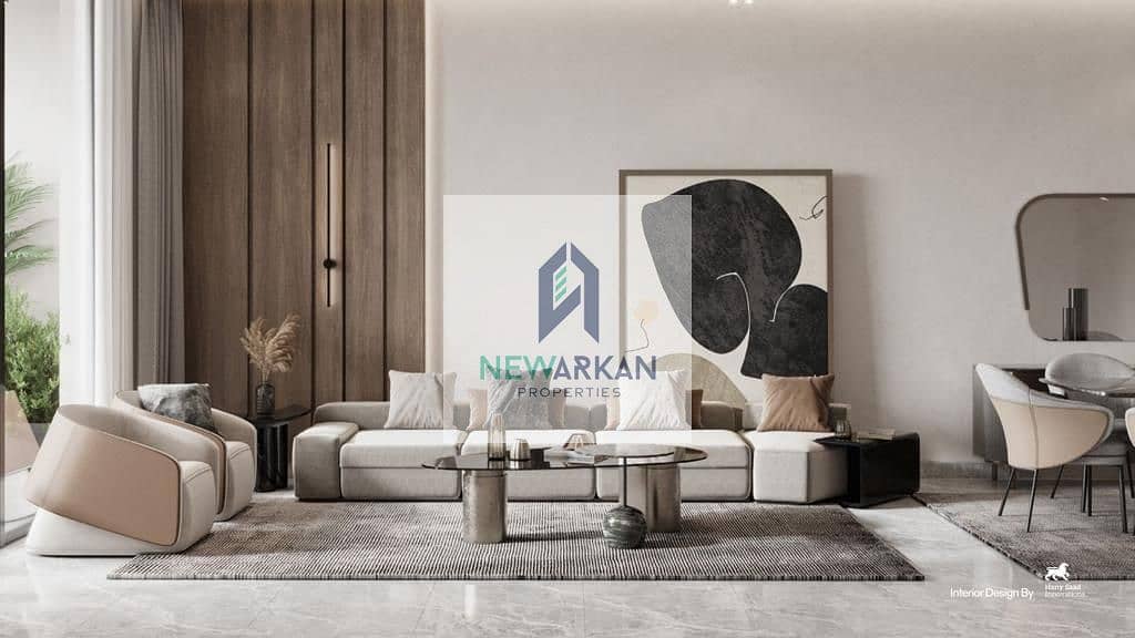 Apartment for sale luxury finishing with instalments for the longest period, a very prime location in 6th October City near to Mall of Arabia 1