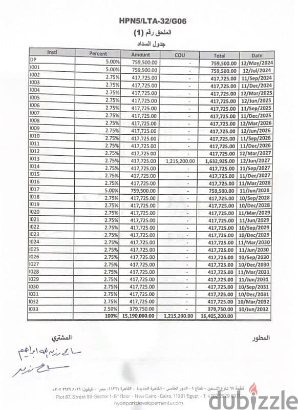 شالية ١٠٦ م بجاردن ٤٠ م بهايد بارك رأس الحكمة الساحل الشمالي 12