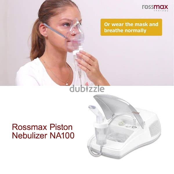 Rossmax NA100 nebulizer compressor جهاز جلسات البخار روزماكس 1