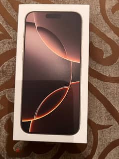 iphone 16 pro max 256 - Desert Titanium - Sealed 0