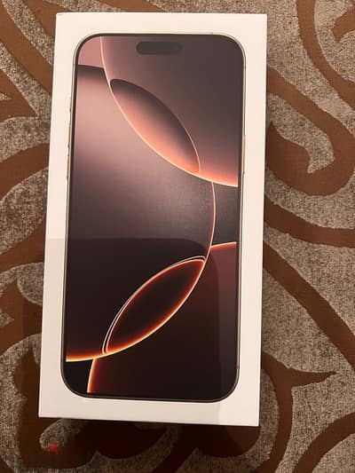 iphone 16 pro max 256 - Desert Titanium - Sealed