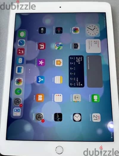 IPAD Air 2  storage : 64 GB  colour : Silver and white-