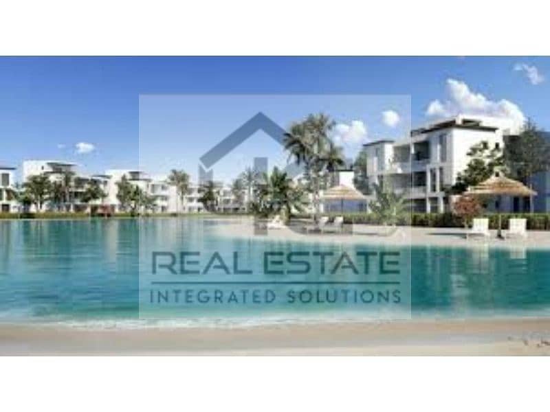 Chalet with old contract, lowest price, fully finished, second floor with elevator, double view, lagoon front and back 0