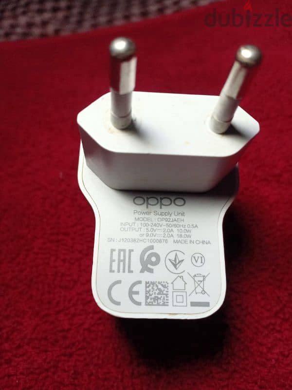 Oppo 18w original charger شاحن أوبو أصلي 18 وات 2