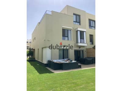 Townhouse for sale, immediate delivery, fully finished, sea view, at an attractive price in Villette Sodic