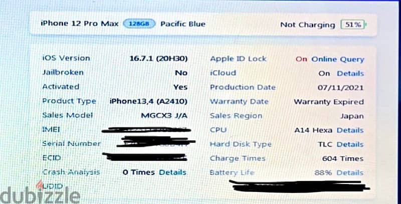 I phone 12 Pro Max 128G 1