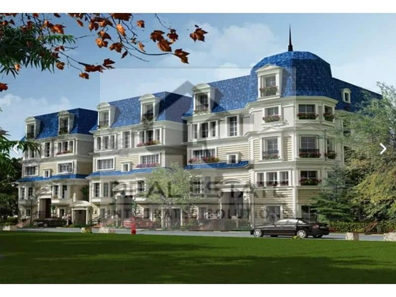 Corner apartment, on installments, semi-finished, ready to move in, with an open view on the largest landscape area 14