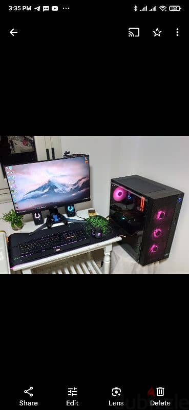 Gaming and Work PC (Full Setup with monitor) 1