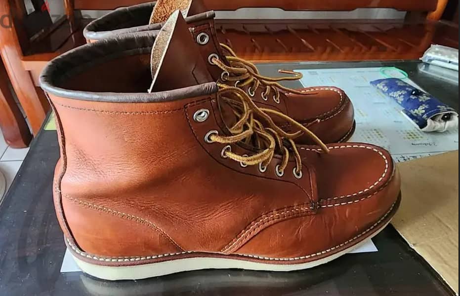 Red wing 875 Heritage Moc Toe Oro Legacy. Full Grain leather Size 46 3