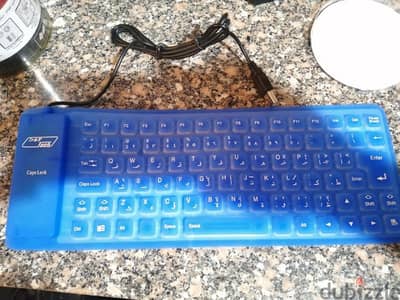 Flexible keyboard (blue color)