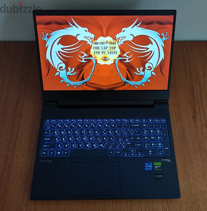 HP Victus RTX 4060 8gb i7 14700Hx gaming laptop  14 جيل 11