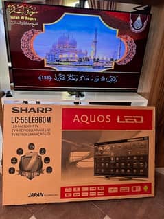 sharp 3D Led TV 55" with all original parts, camera, glasses,2 remotes 0