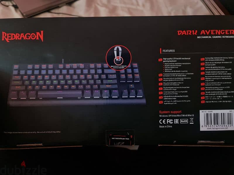 keyboard Redragon k56& red switch 4