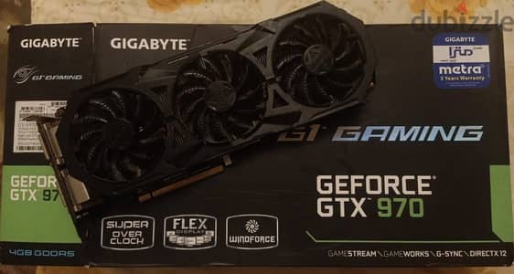 Gigabyte Gtx970 4G كارت شاشه اعلي نسخه