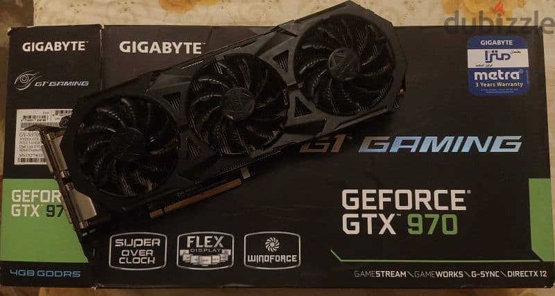 Gigabyte Gtx970 4G كارت شاشه اعلي نسخه 0