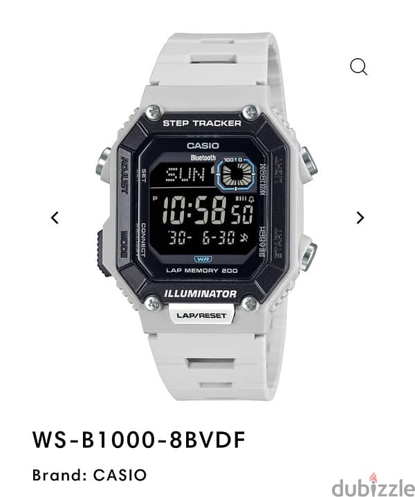 كسر زيرو Casio wsb-1000 0