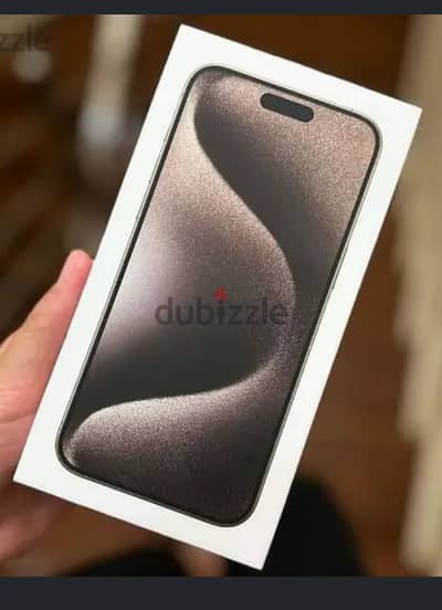 I phone 15 pro max natural titanium New