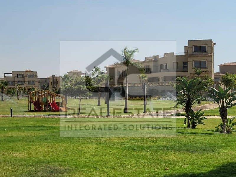 Stand villa fully finished with air conditioners prime location with a wonderful view for sale in Palm Hills pk1 7