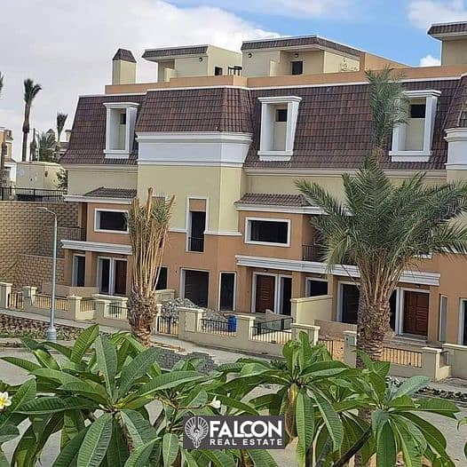 تاون هاوس للبيع كورنر بجوار مدينتي  206 م دور ارضي + اول + روف في سراي المستقبل sarai new cairo 9