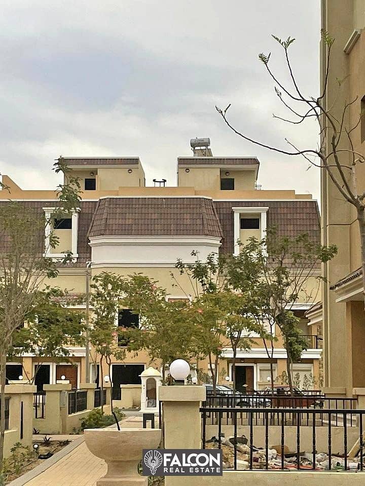 فيلا 206 م ( 3 طوابق ) Prime Location بجوار مدينتي بمقدم 5% فقط وقسط 8 سنوات سراي مدينه المستقلب Sarai Mostakbal 2