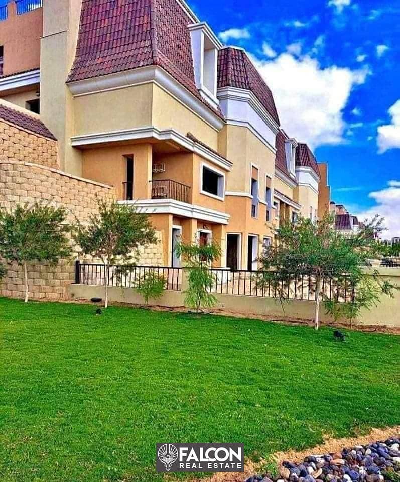 فيلا 206 م ( 3 طوابق ) Prime Location بجوار مدينتي بمقدم 5% فقط وقسط 8 سنوات سراي مدينه المستقلب Sarai Mostakbal 6