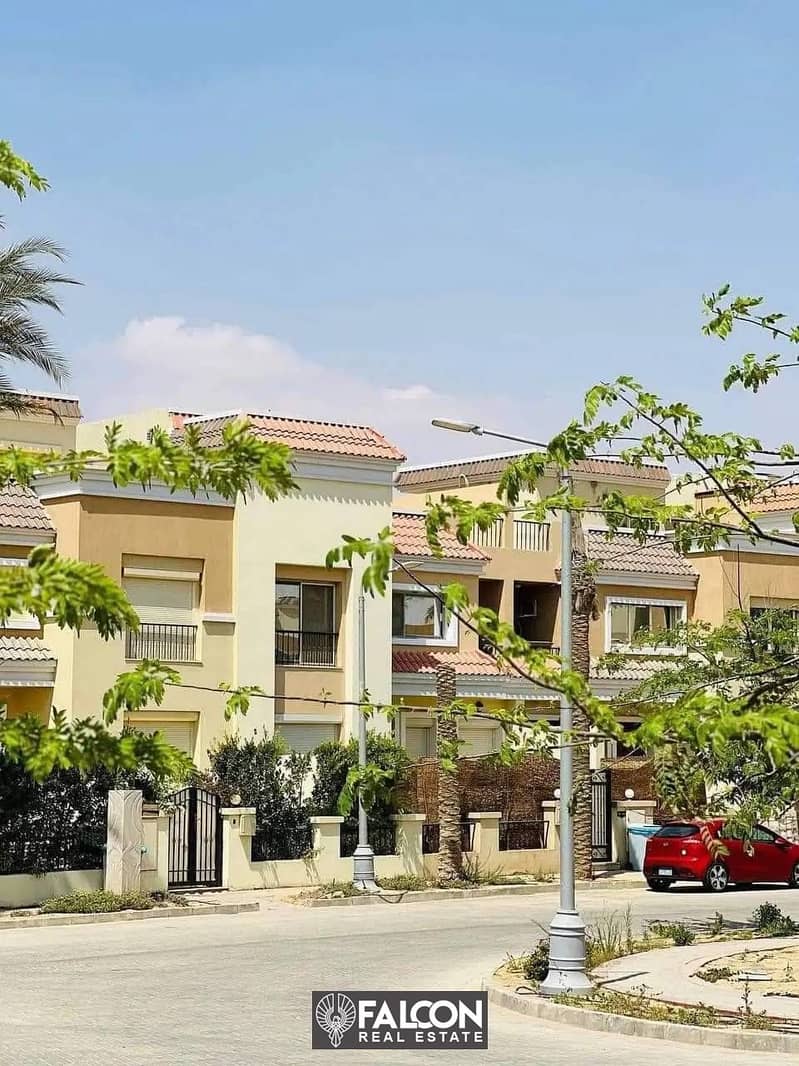 فيلا 206 م ( 3 طوابق ) Prime Location بجوار مدينتي بمقدم 5% فقط وقسط 8 سنوات سراي مدينه المستقلب Sarai Mostakbal 7