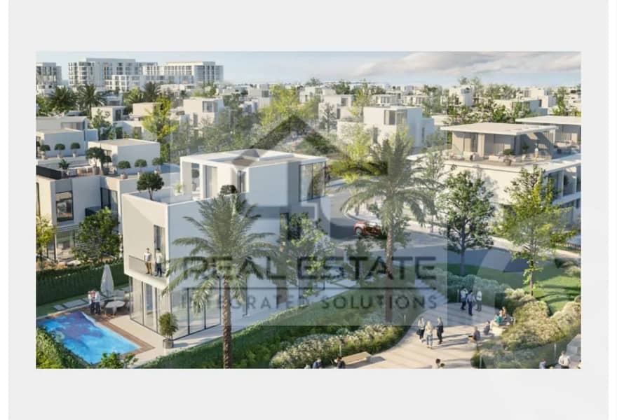 Ready to move Standalone 280 m open view landscape for sale in Hyde park villas 5