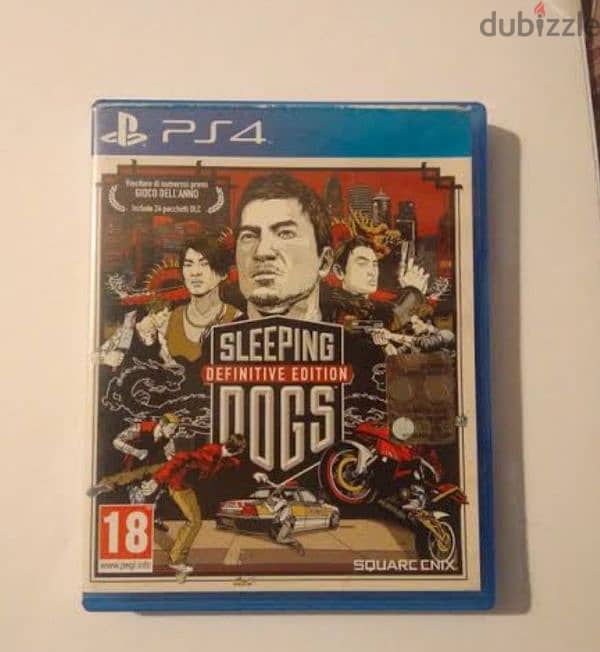 Sleeping Dogs PS4 with no scratches 0