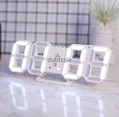 3D Wall Led Alarm Digital Clock 0