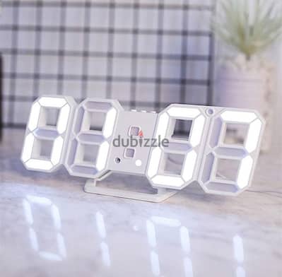 3D Wall Led Alarm Digital Clock