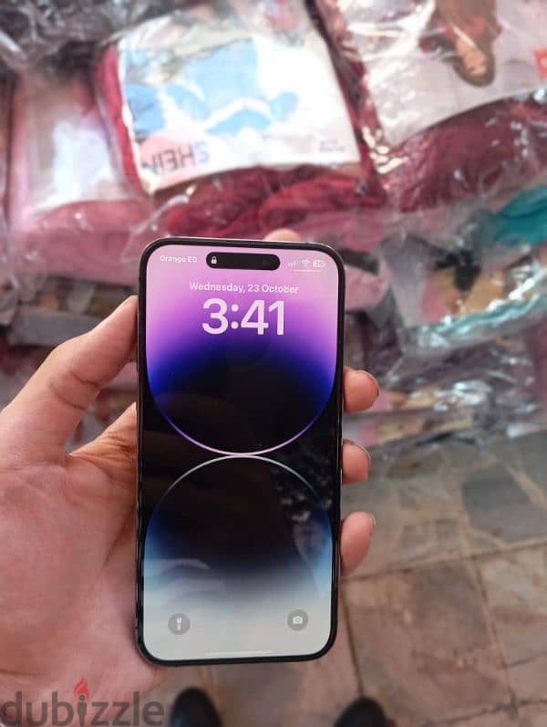 iphone 14 pro max 256 كالجديد بسعر مغرى بالعلبة 2