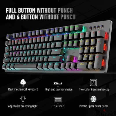 100% Mechanical gaming keyboard GK100F