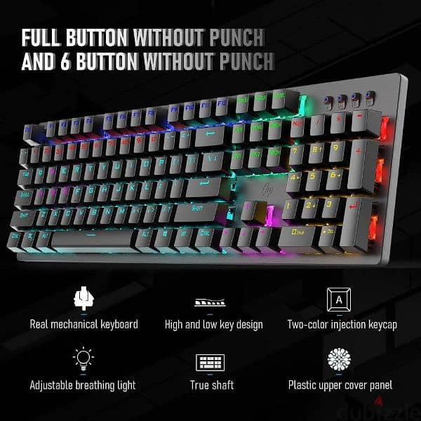 100% Mechanical gaming keyboard GK100F 0