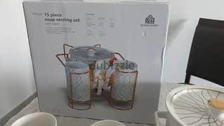 HomeCenter Soup set New - طقم شوربة من هوم سنتر جديد 0