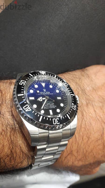 Rolex deep sea bleu dweller used vg condition replica 0riginal 11