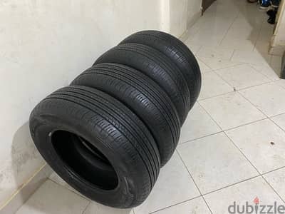 طقم ٤ فرد دانلوب ياباني 215/70 R16