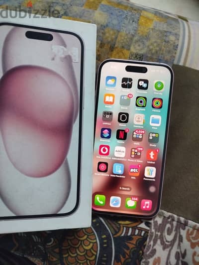 iphone 15 شرحتين بالضمان