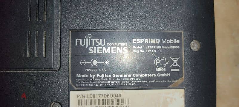 FUJITSU Esprimo Mobile D9500 2