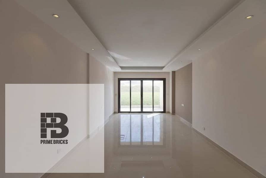 Garden Apartment for sale " Ready-To-Move, Fully-Finished " 147 sqm in The Address East compound in New Cairo 2