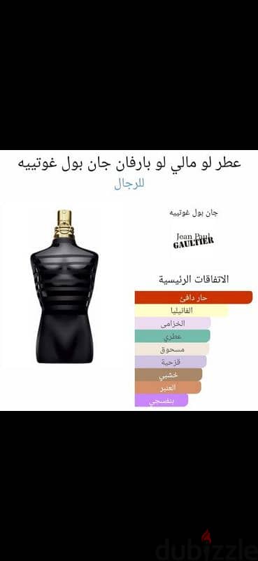 عطر لو ميل من جان بول غوتيه ( للرجال ) 125مللي 3