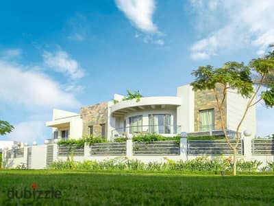 In Sheikh Zayed, a 982-square-meter villa, immediate delivery, in installments, on the Cleoptra Square Direct axis